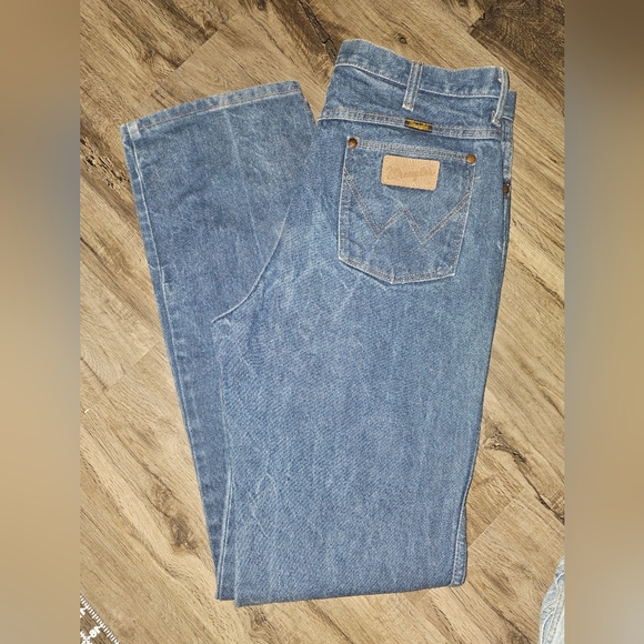 Vintage Mens Made in USA Wrangler Size 35 x 34 - Picture 2 of 12